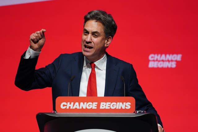 Energy Secretary Ed Miliband has said ‘all the proper processes’ were followed when Rachel Kyte was appointed as the UK’s climate envoy (Peter Byrne/PA)