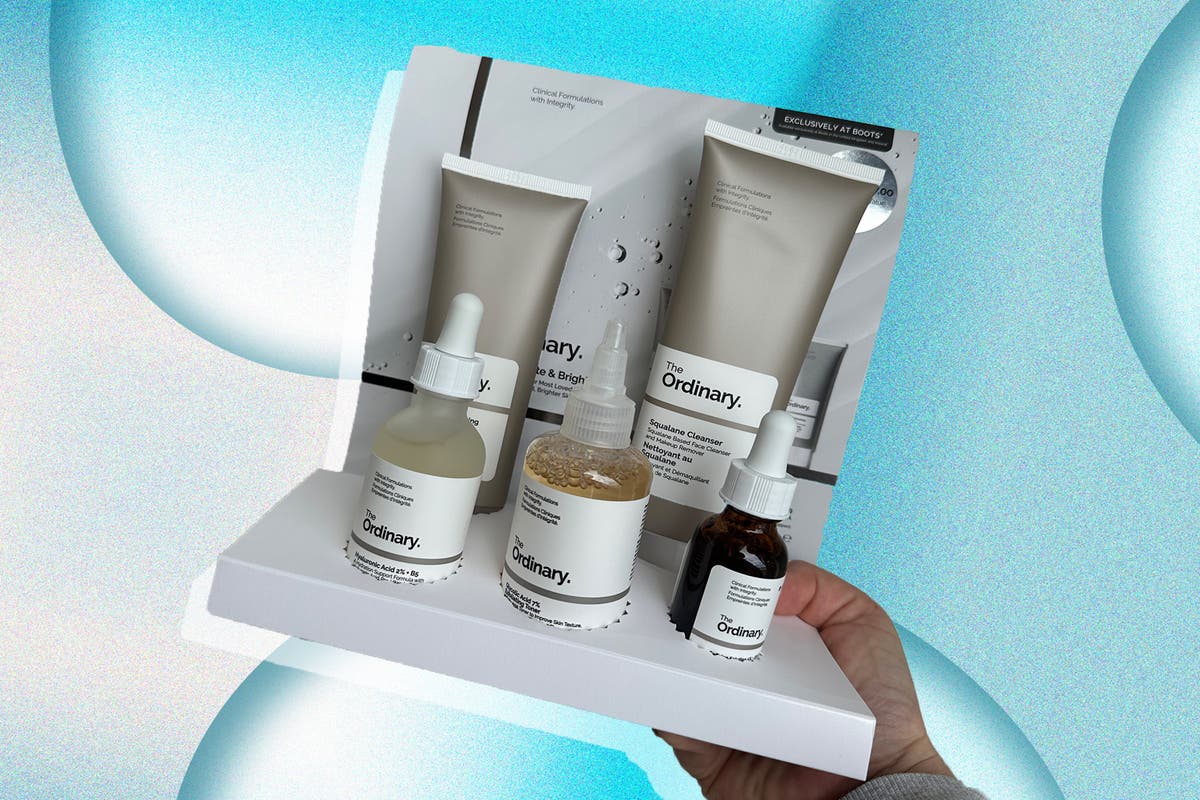 The Ordinary’s set includes five full-size products – and it’s half-price