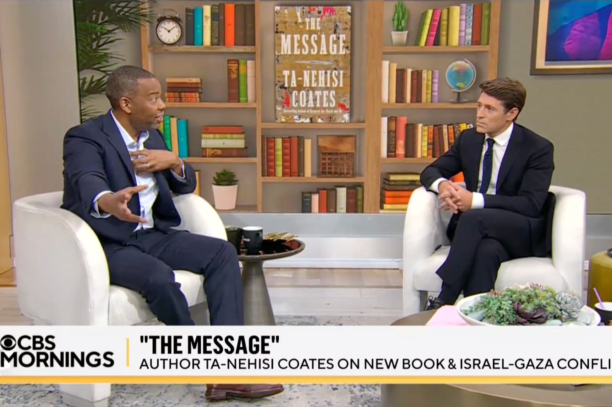 Ta-Nehisi Coates teve uma discussão acalorada com o co-âncora do 'CBS Mornings' Tony Dokoupil