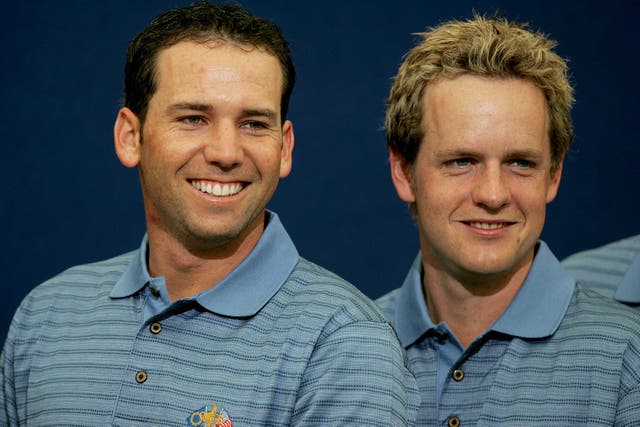 Sergio Garcia (left) is considering becoming eligible again for the Ryder Cup, according to Europe captain Luke Donald (David Davies/PA)