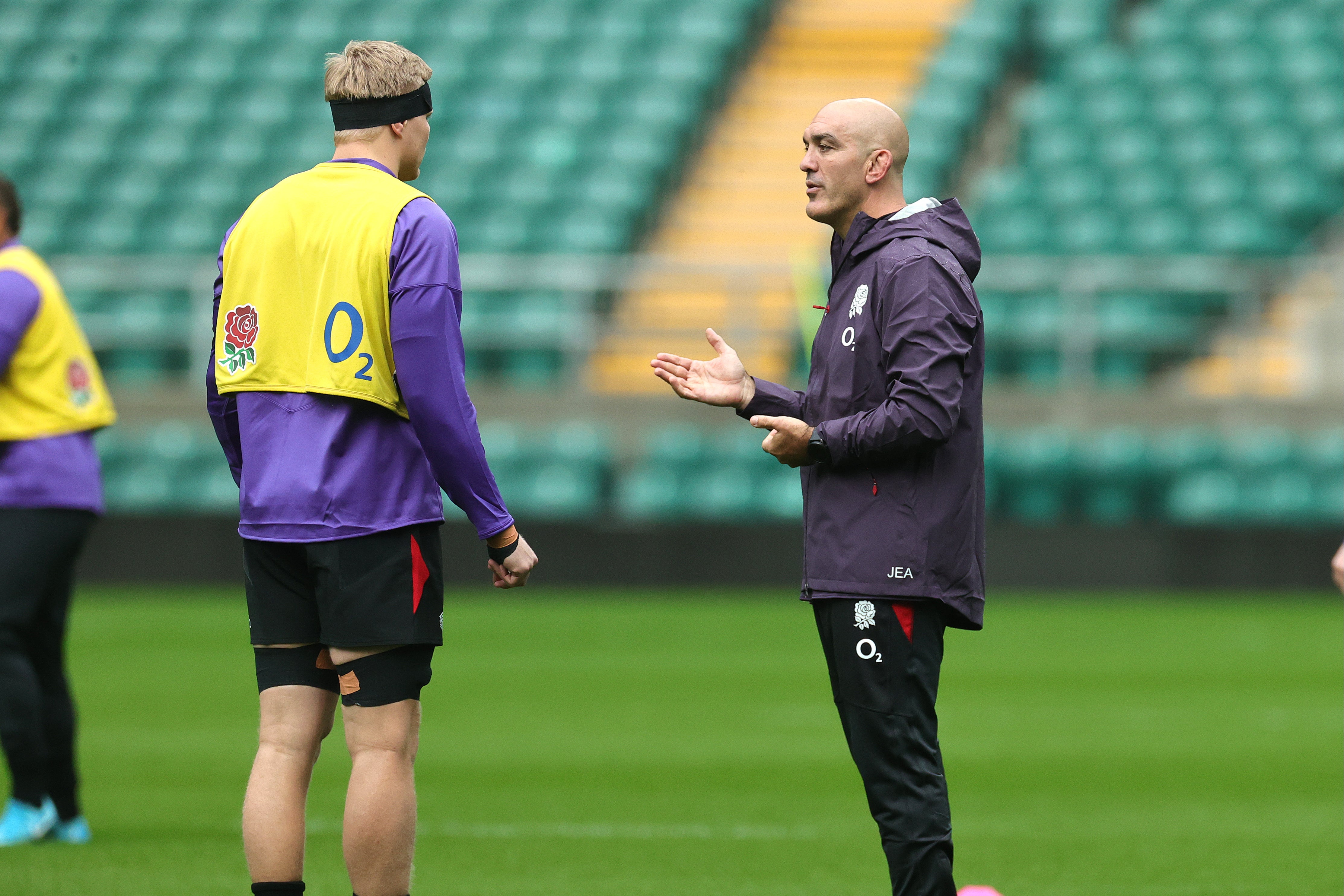 Joe El-Abd took charge of his first session at Allianz Stadium, Twickenham