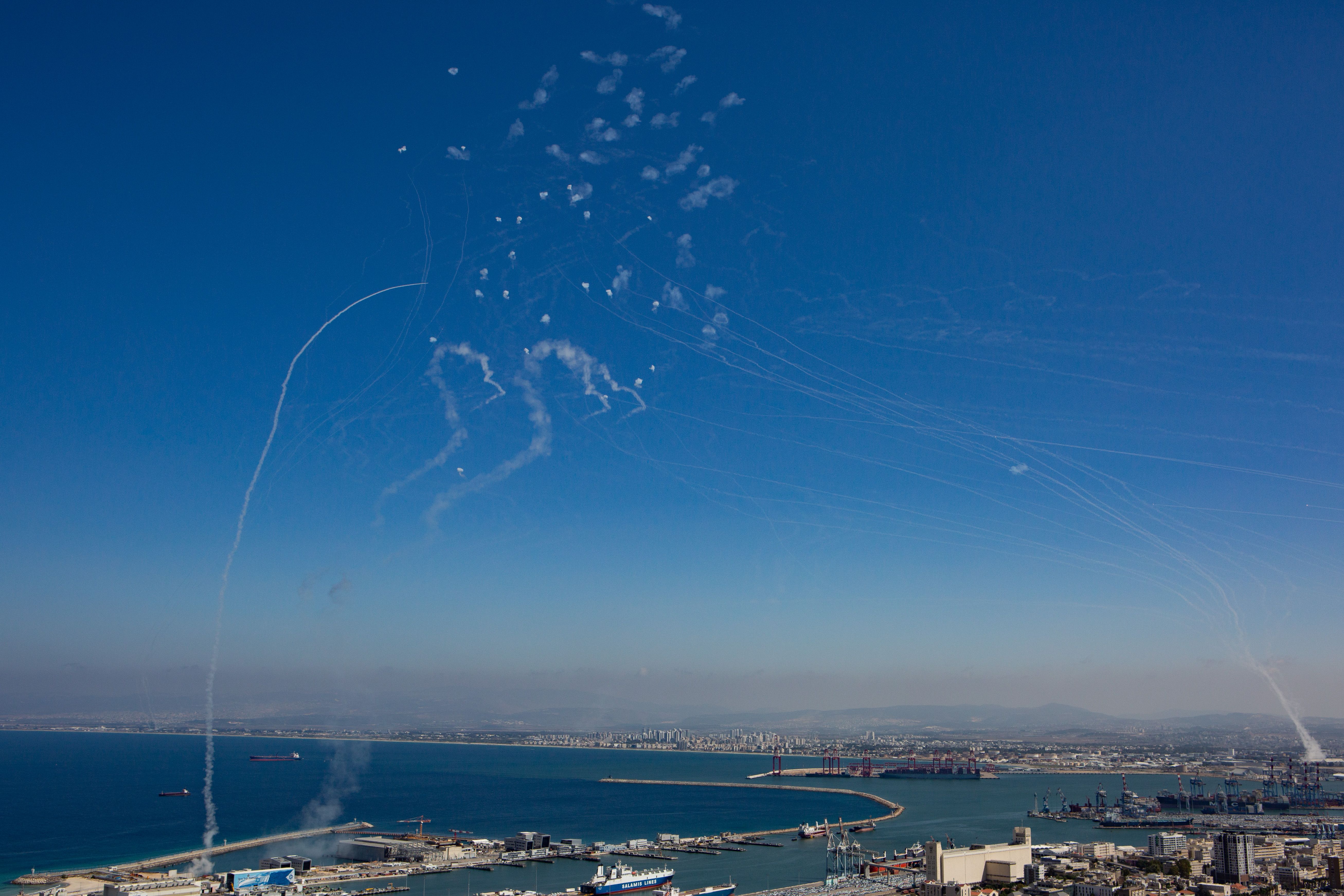 Israel’s Iron Dome intercepts Hezbollah rockets targeting Haifah