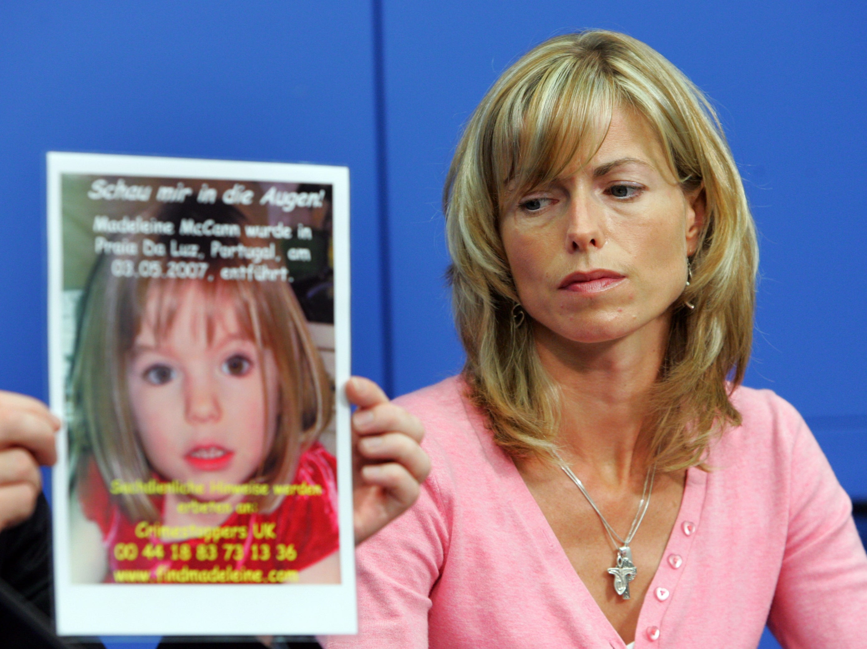 Kate McCann during a press conference in June 2007