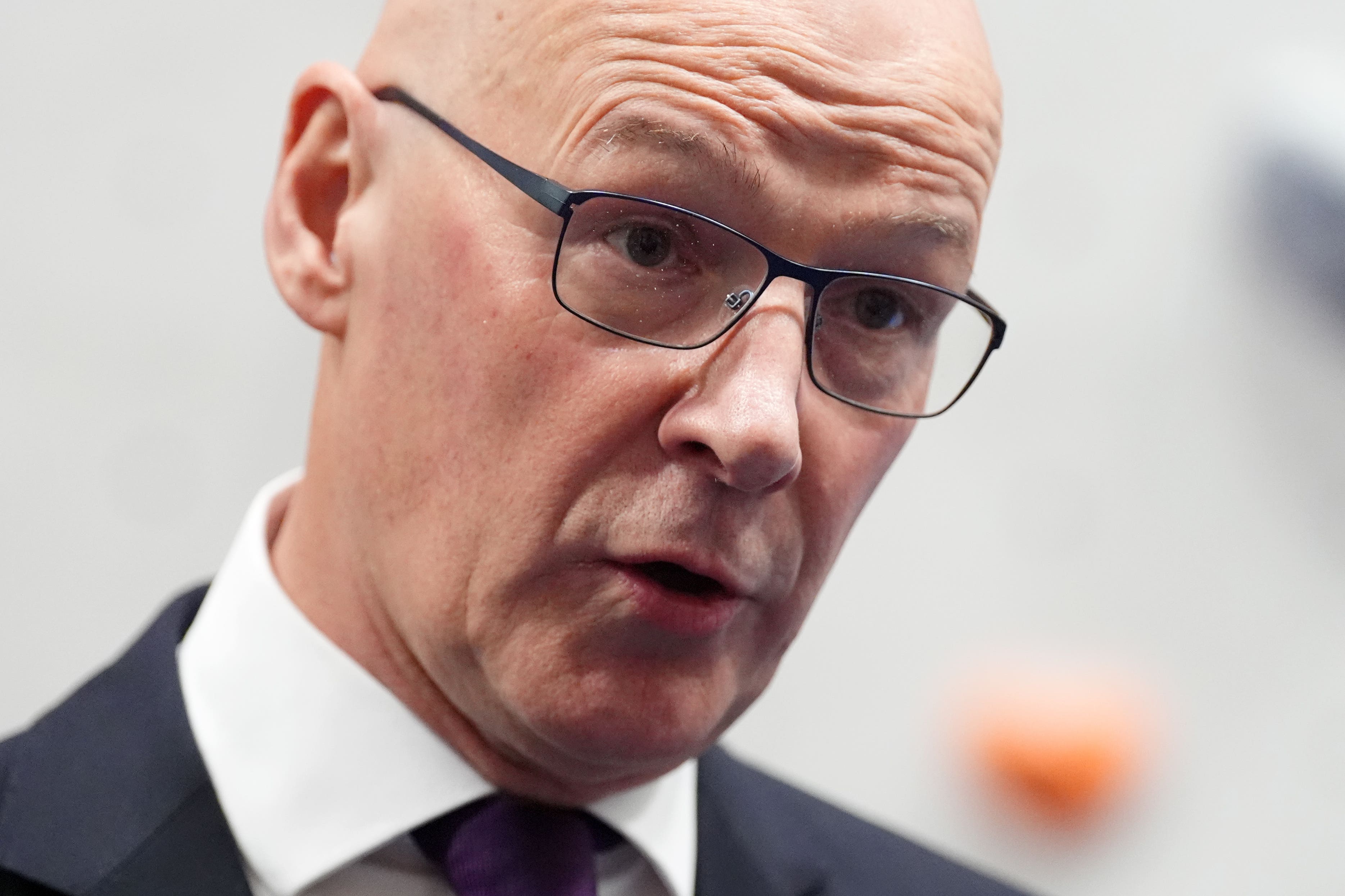 First Minister of Scotland John Swinney (Andrew Milligan/PA)