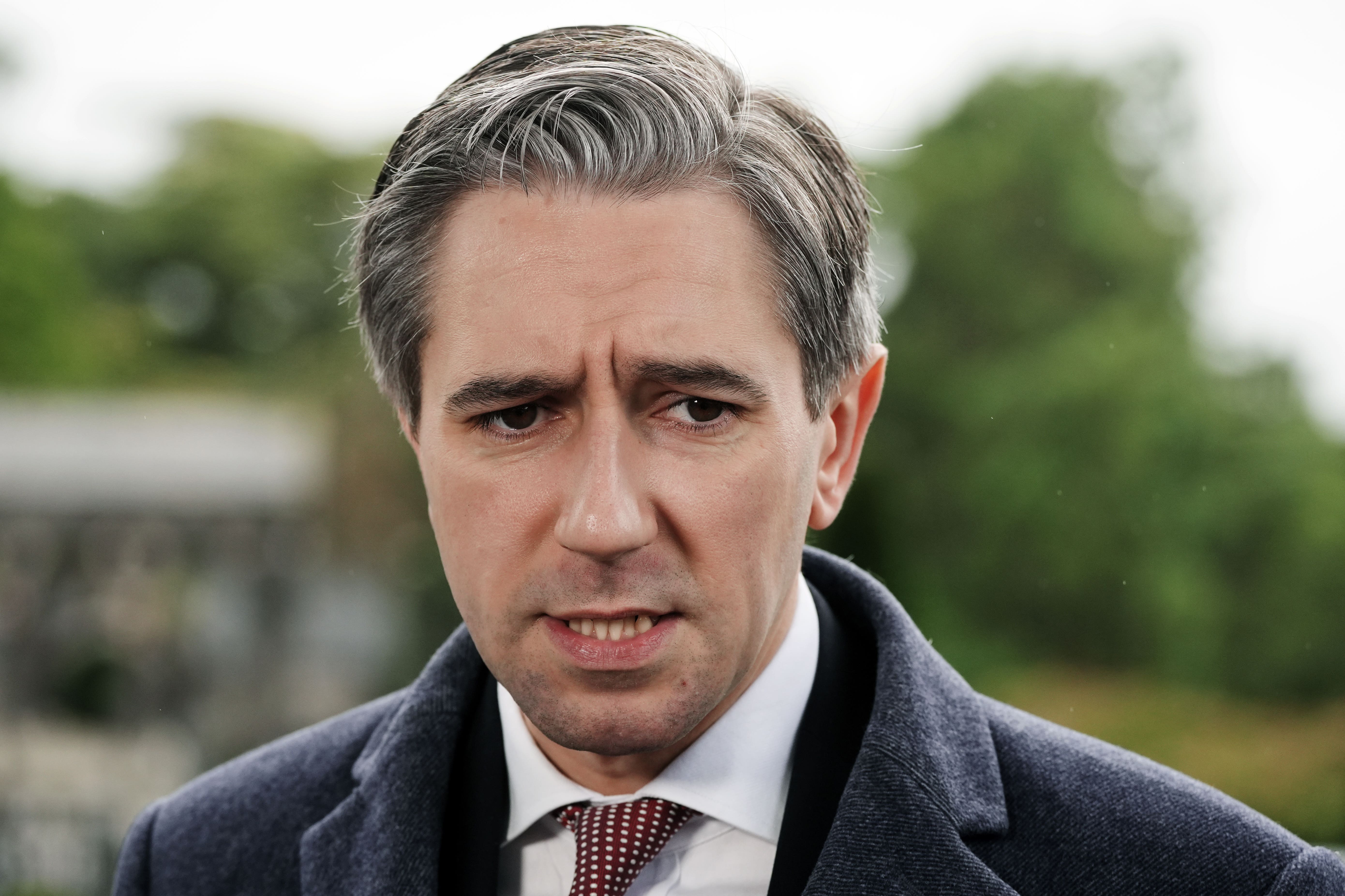 Taoiseach Simon Harris is to meet Joe Biden (Brian Lawless/PA)