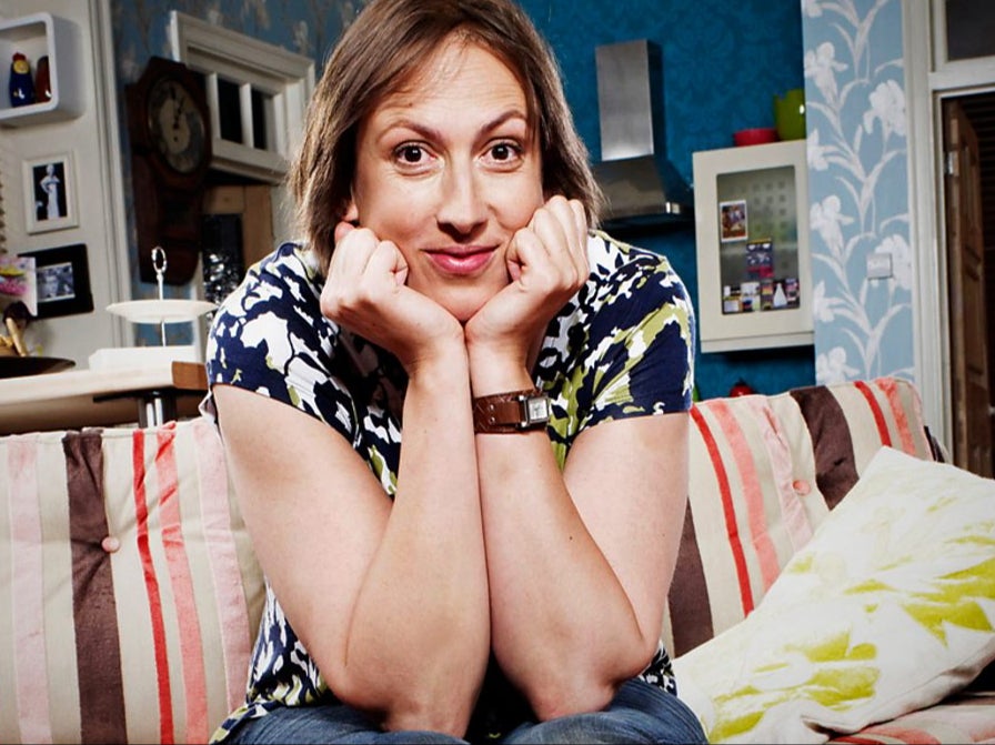 Hart in her mega-hit BBC sitcom ‘Miranda'