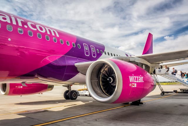 <p>The Wizz Air flight carried on to London Gatwick</p>