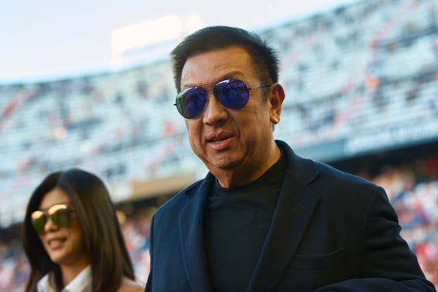 <p>Peter Lim purchased Valencia in 2014 </p>
