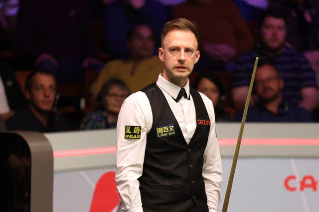 <p>Judd Trump went on to beat John Higgins despite the incident</p>