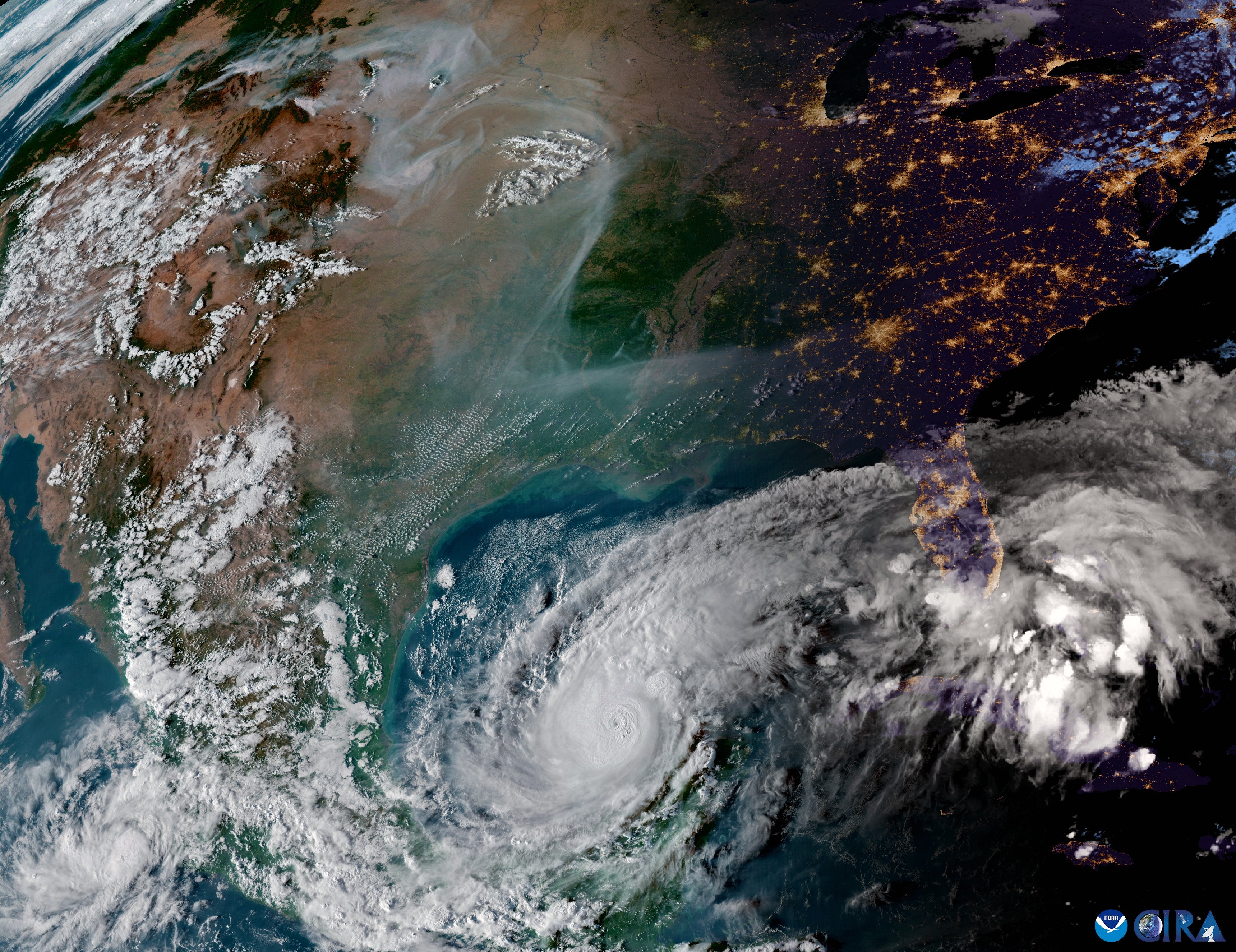 Stunning satellite photo shows Milton previously as a Category 5 hurricane from out of space