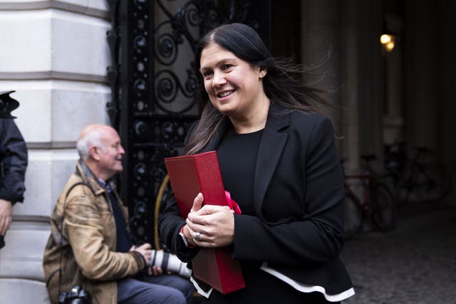 Culture Secretary Lisa Nandy arrives in Downing Street, London, for a Cabinet meeting (Ben Whitley/PA)