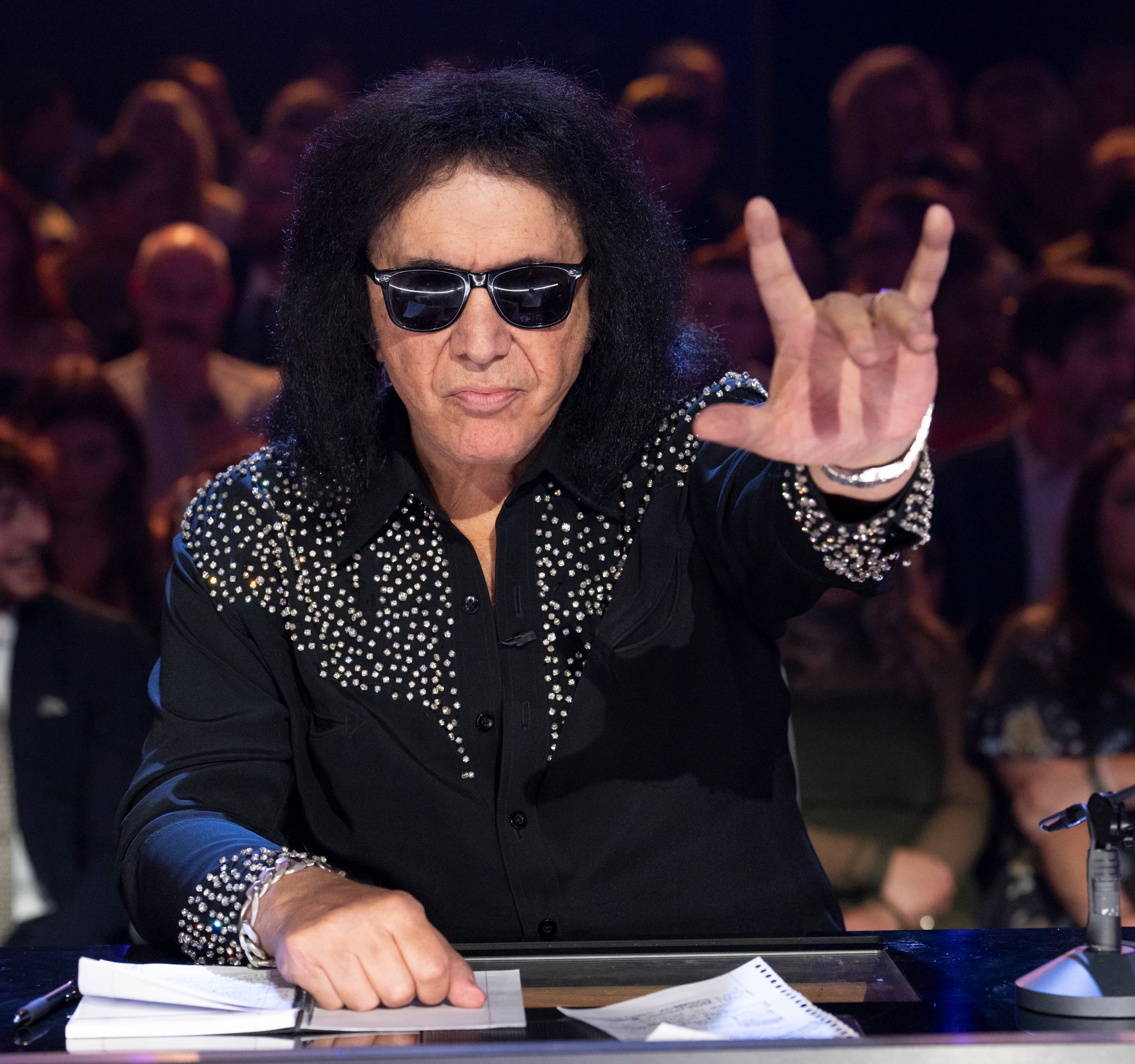 Gene Simmons como jurado convidado em 'Dancing with the Stars'