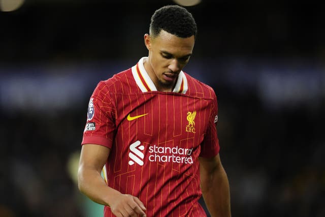 Trent Alexander-Arnold has considered the prospect of never winning another trophy (Nick Potts/PA)