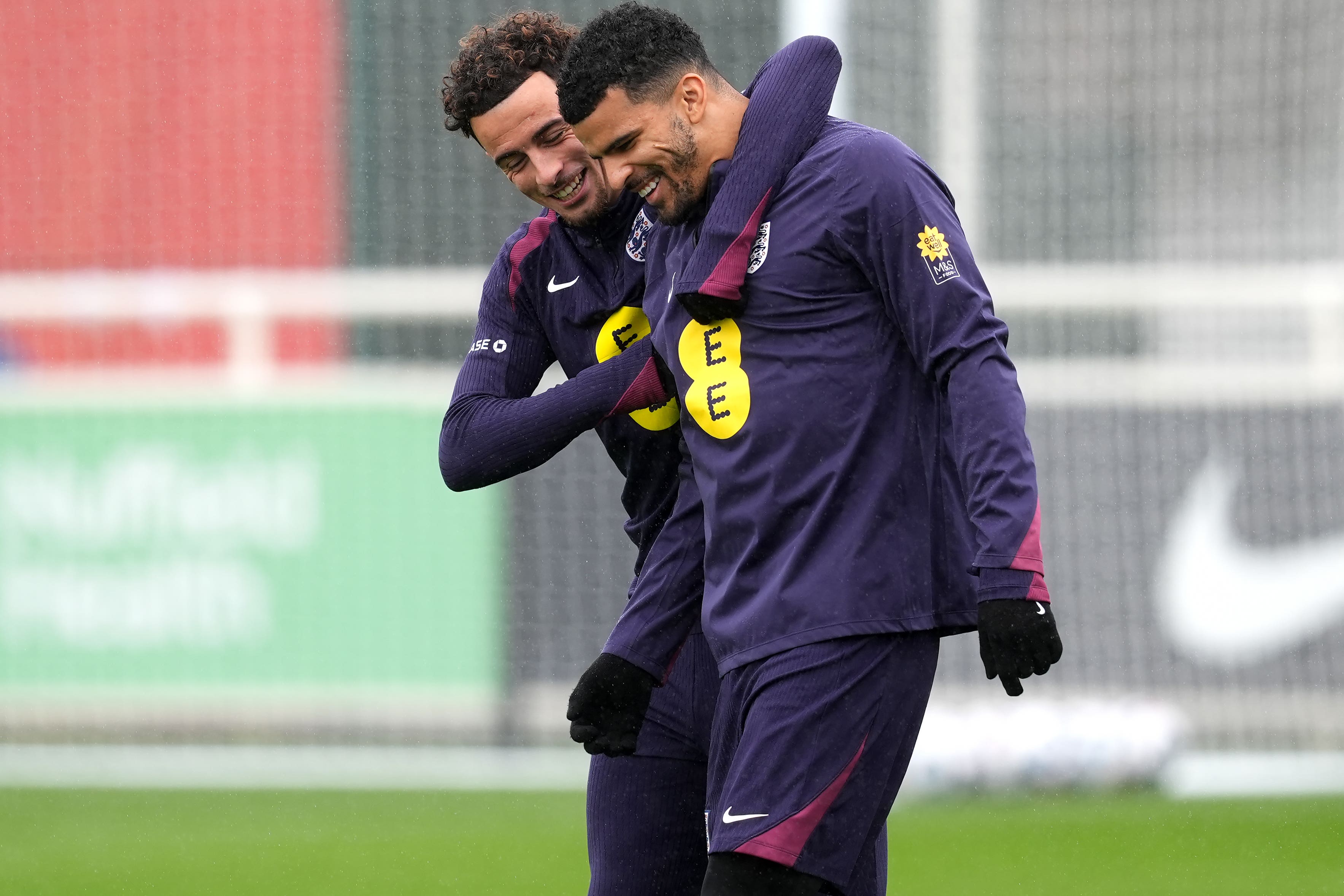 Dominic Solanke, right, is a man in form (Martin Rickett/PA)