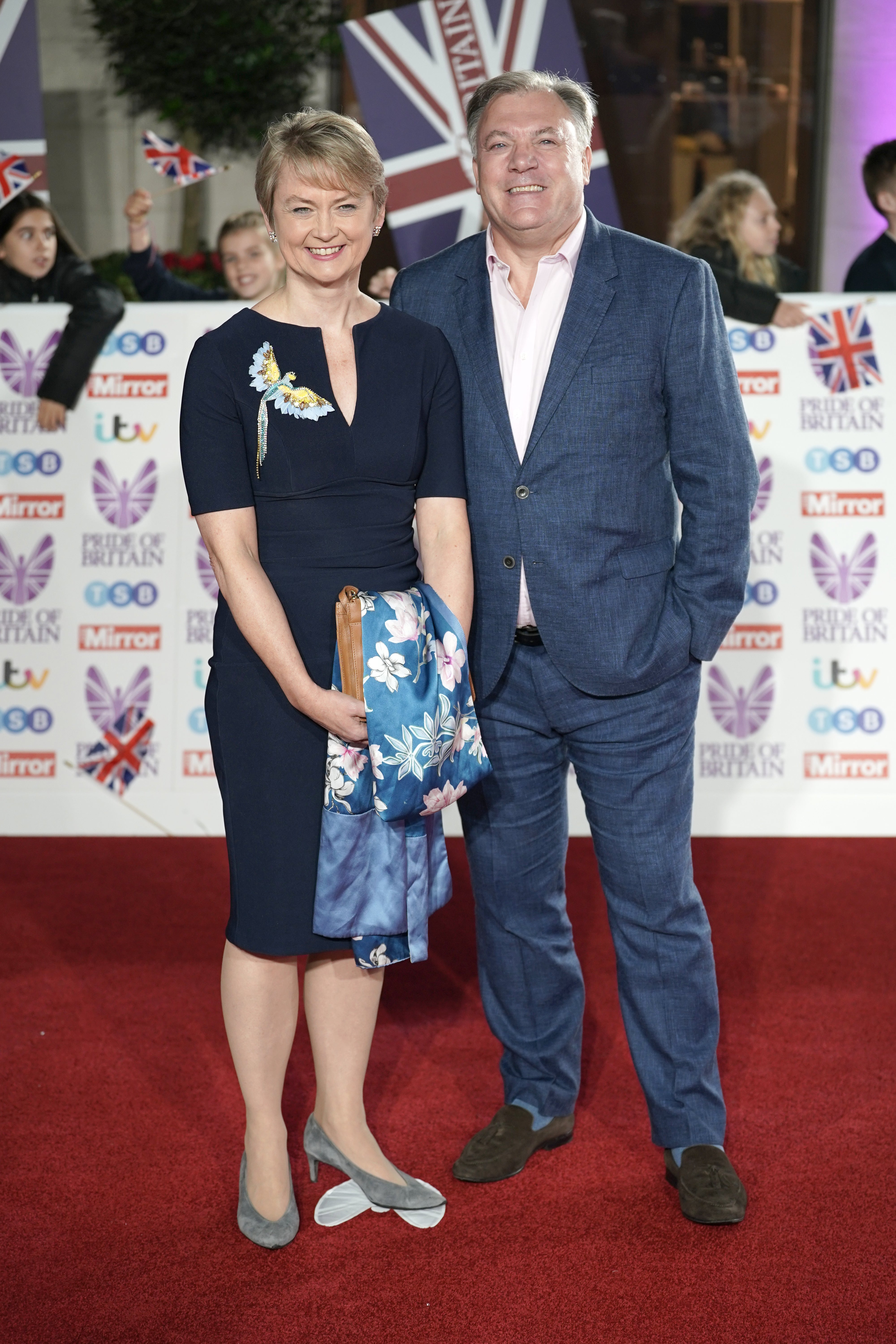 Yvette Cooper and Ed Balls at the Pride of Britain Awards in 2022