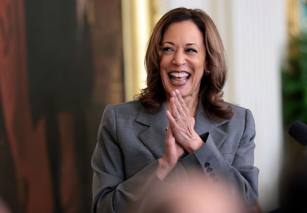 Harris campaign trolls Trump with &lsquo;scab&rsquo; banner over MLB playoff game