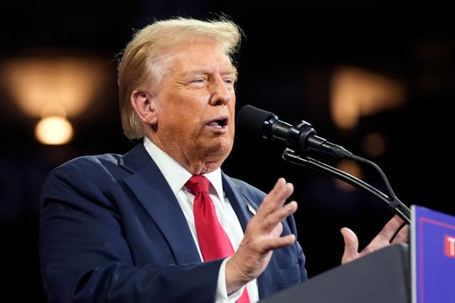 <p>Donald Trump delivered his latest rant labeling a woman stupid at his rally in Scranton this week </p>