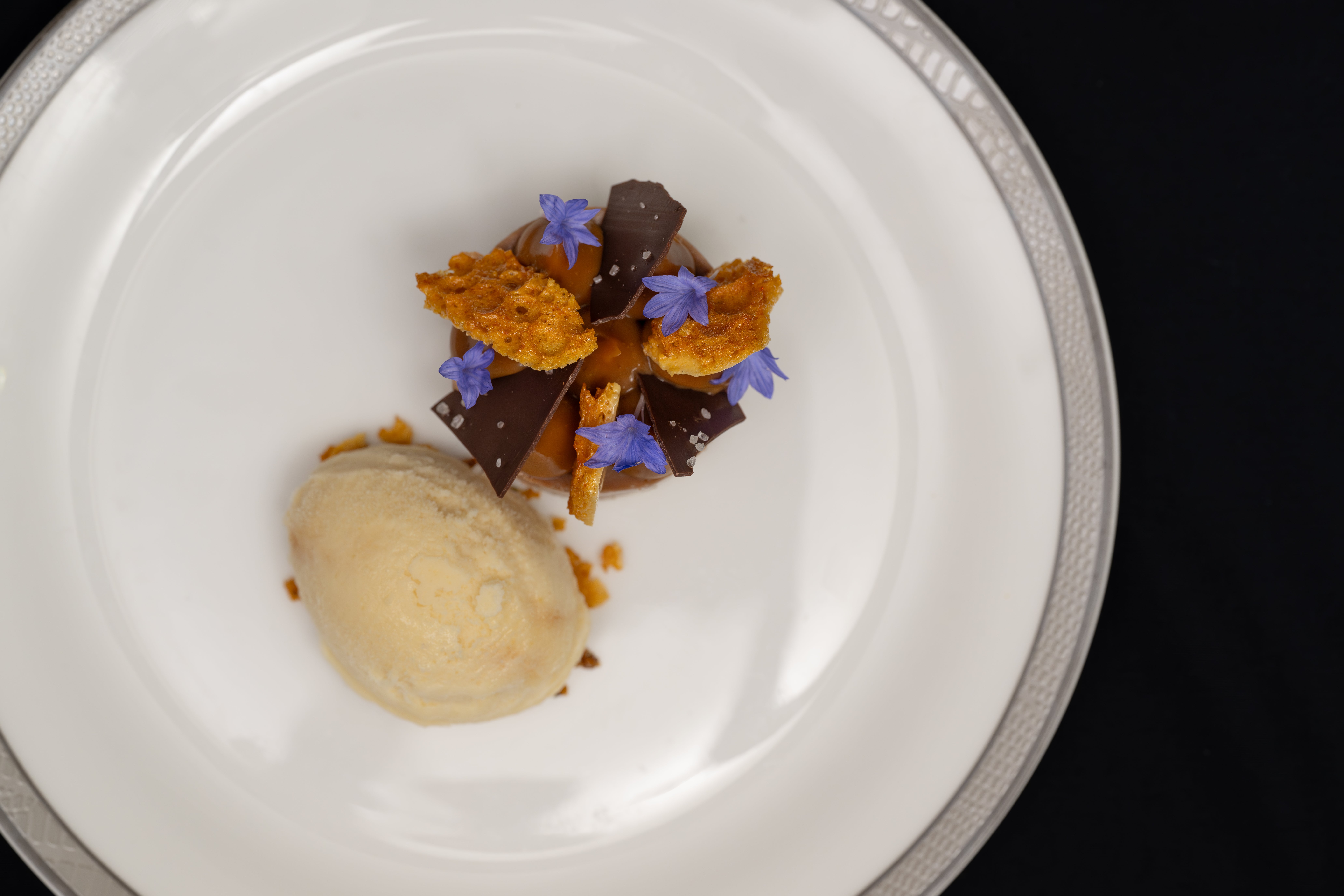 Galetti calls the hokey pokey ‘one of my signature desserts’ (Singapore Airlines/PA)