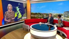 Carol Kirkwood issues on-air BBC weather app warning after hurricane forecast for UK