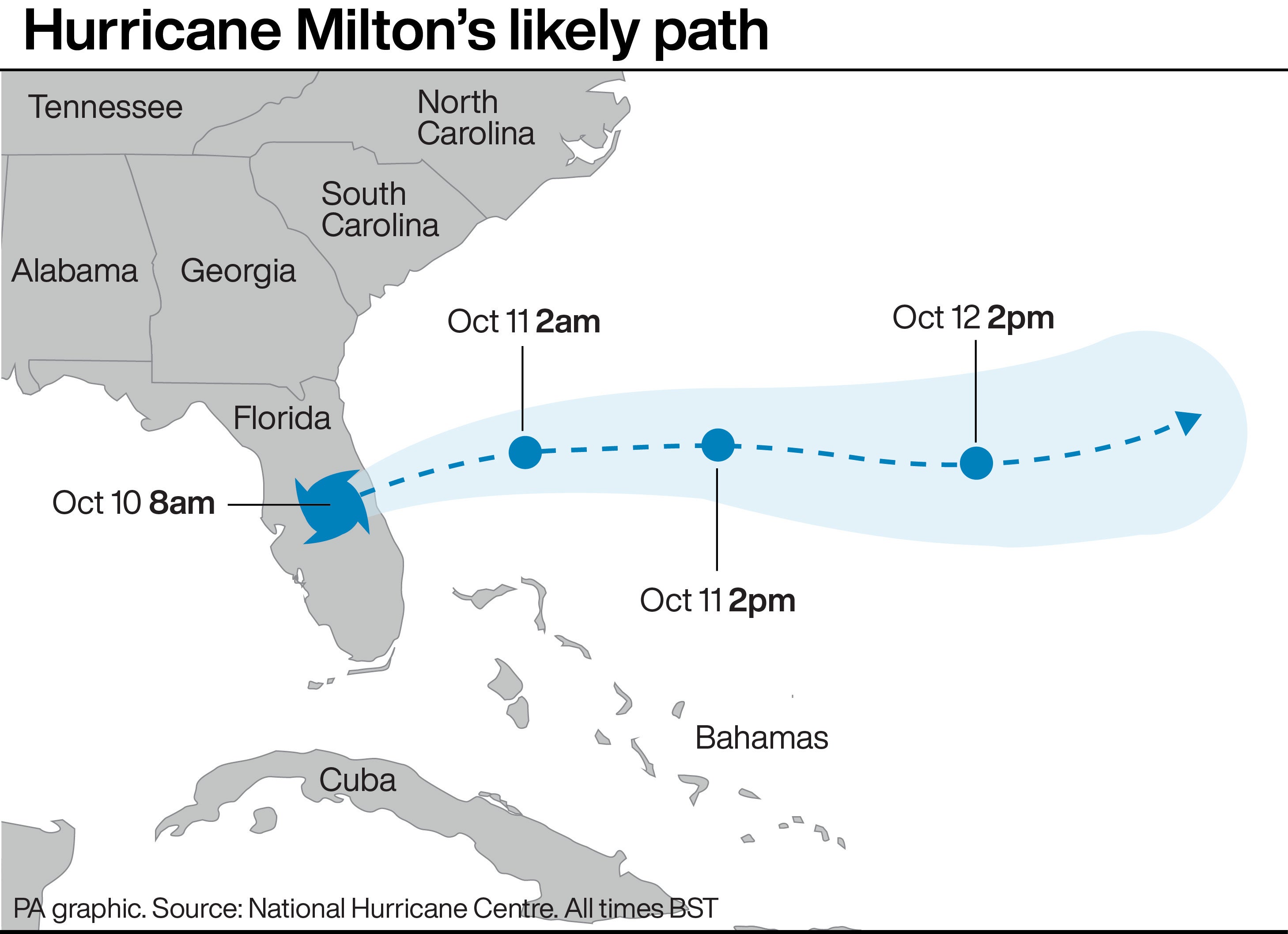 ‘Dangerous and destructive’ Hurricane Milton makes landfall in Florida ...