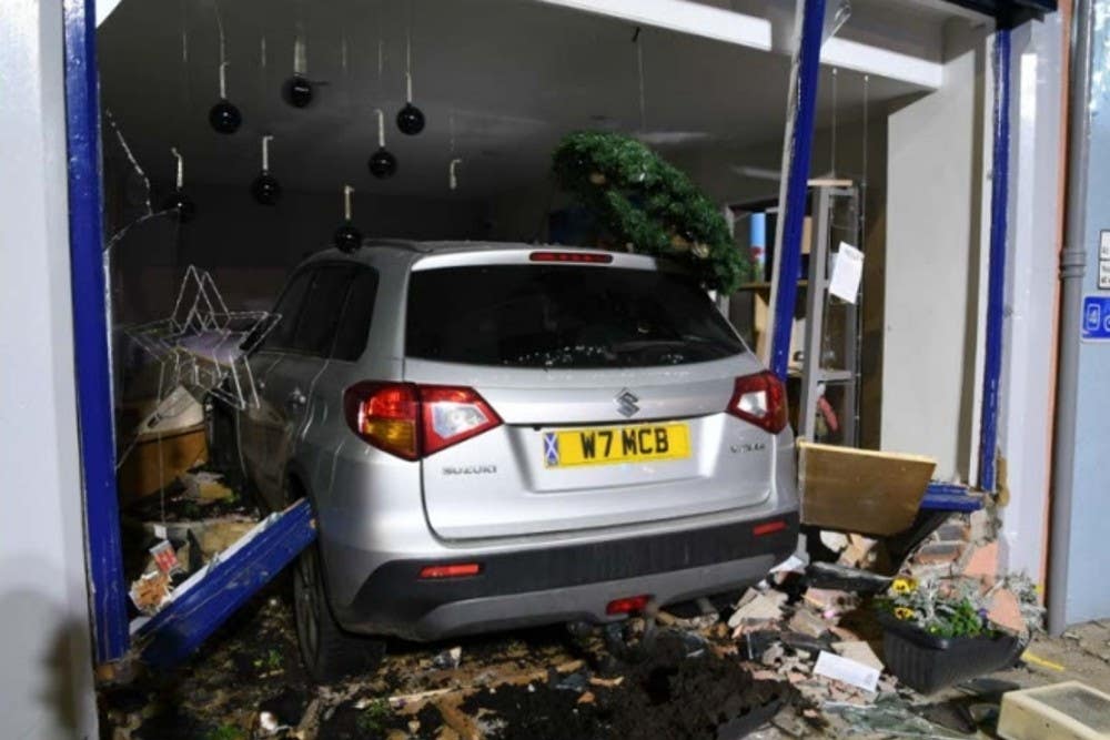 The car smashed into the office where Zoe Turnbull and her mother were standing (COPFS/PA)