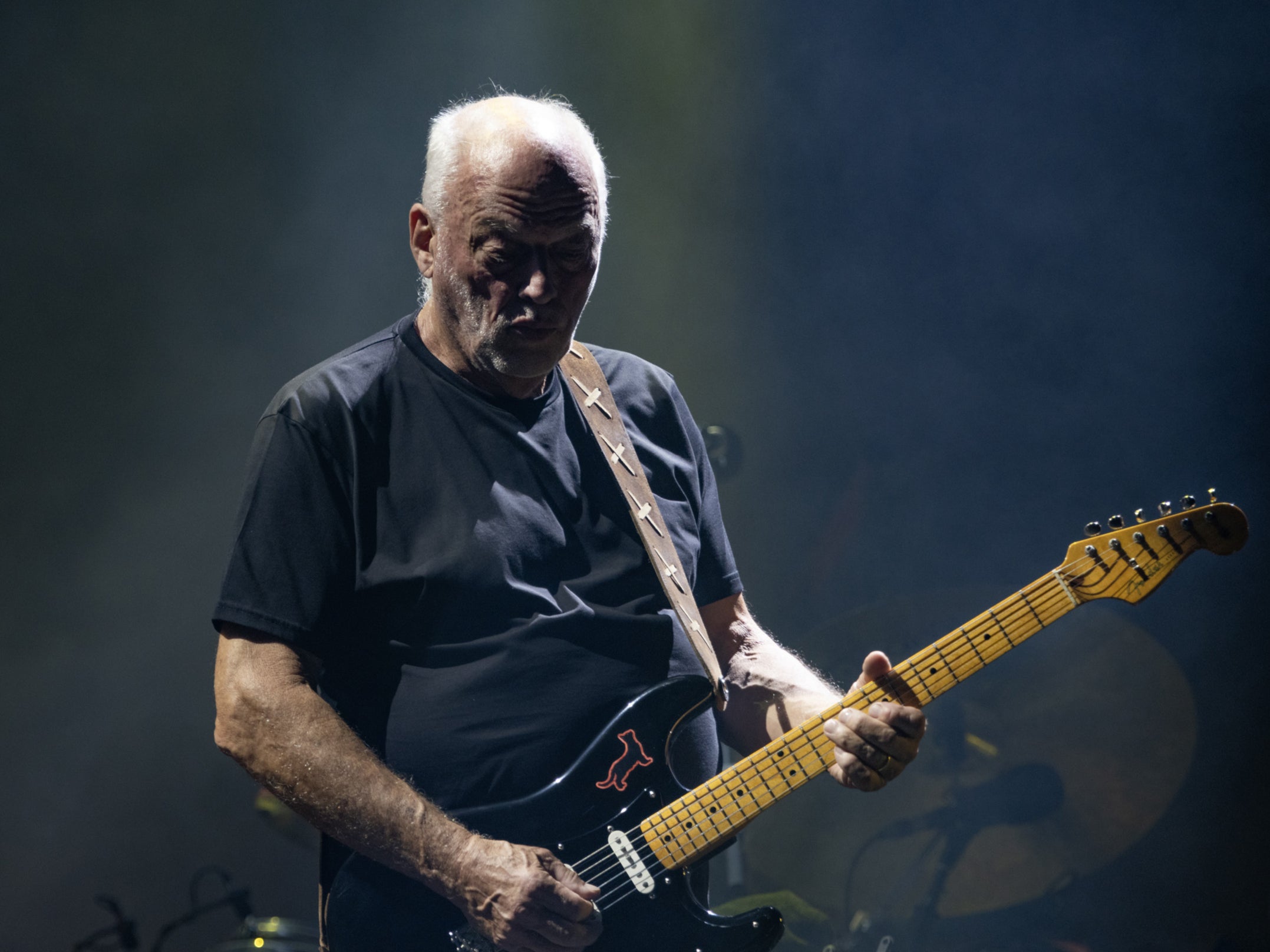 David Gilmour performs as part of his six-night residency at the Royal Albert Hall in London, October 2024