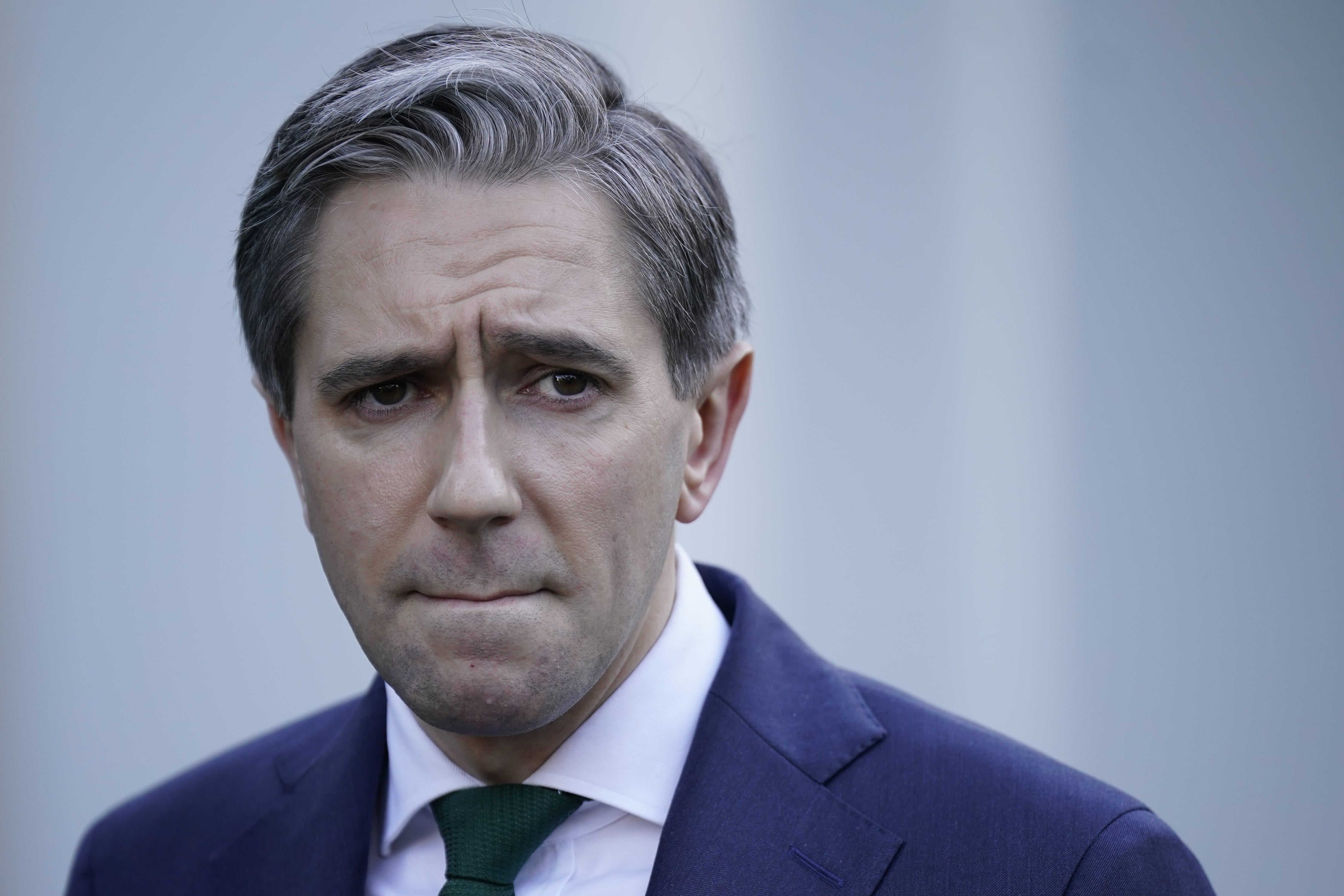 Taoiseach Simon Harris urged that any firing in the vicinity of Unifil troops stops (Niall Carson/PA)