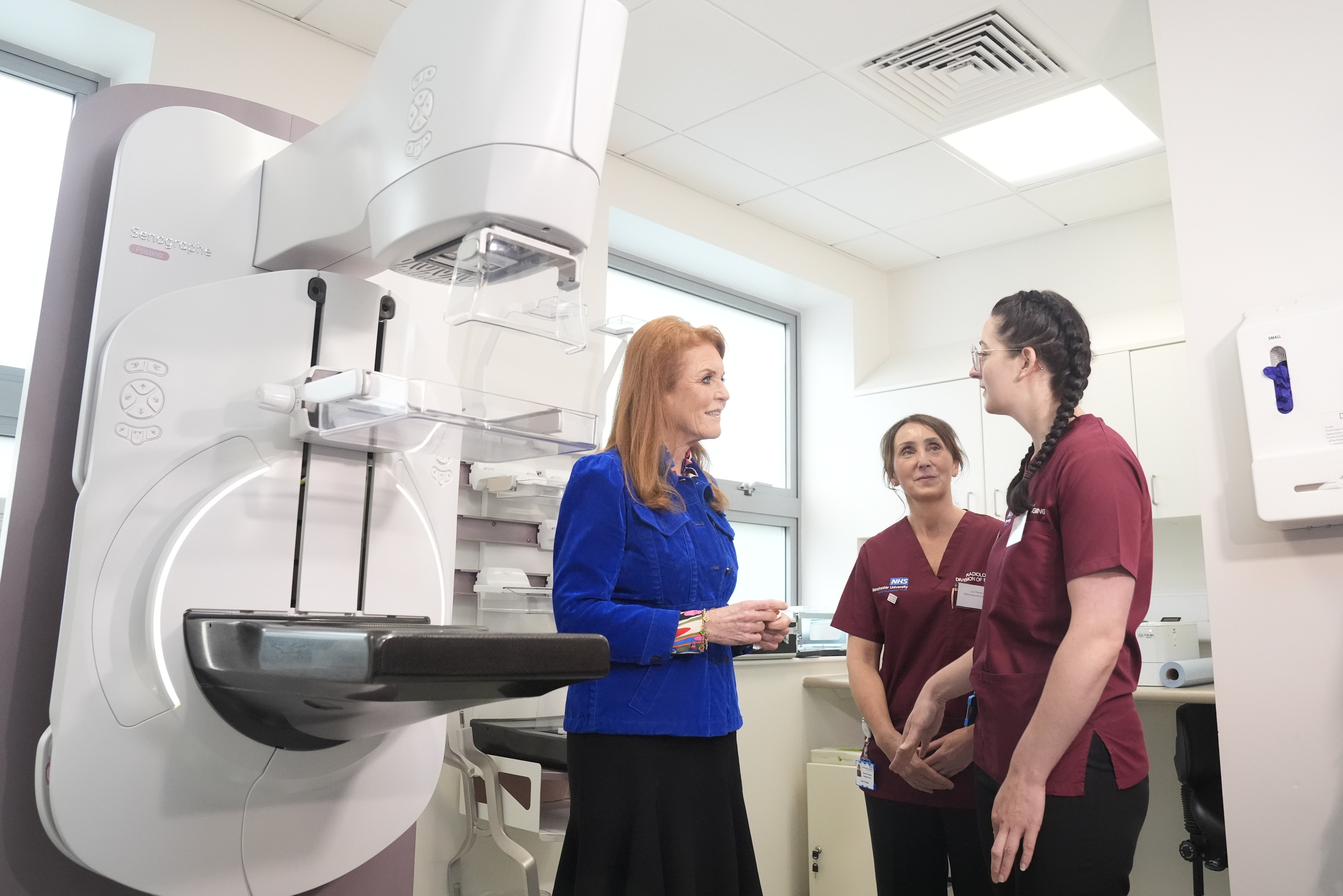 King Charles faces surprising ‘snub’ during Australia tour Sarah Ferguson at the Prevent Breast Cancer headquarters at the Nightingale Centre, Wythenshawe Hospital, in Manchester.