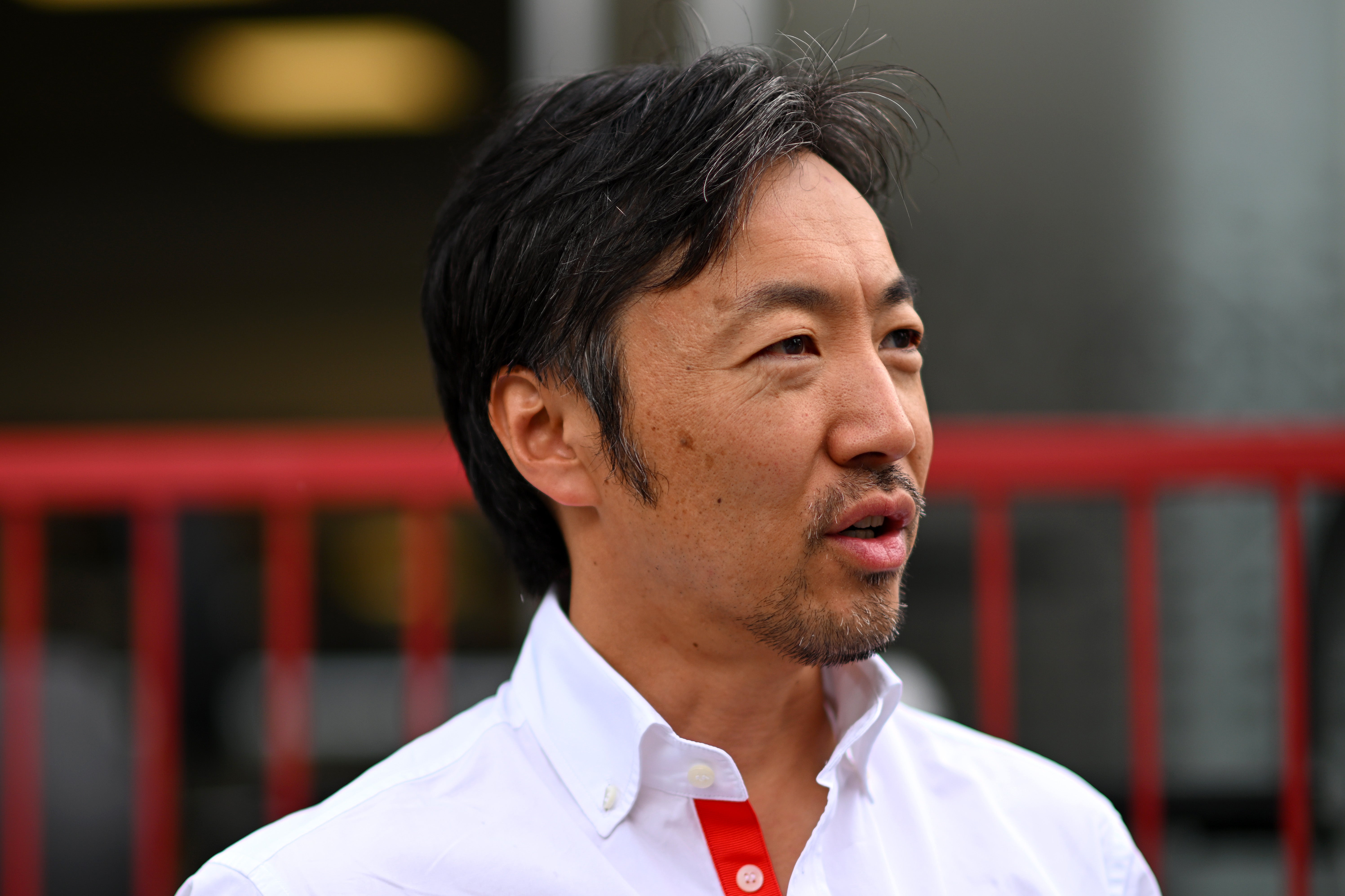 Haas are led in the paddock by Japanese engineer Ayao Komatsu