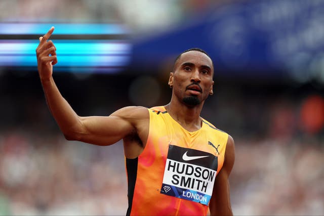 <p>Matt Hudson-Smith has signed up to Michael Johnson’s new series of track events</p>