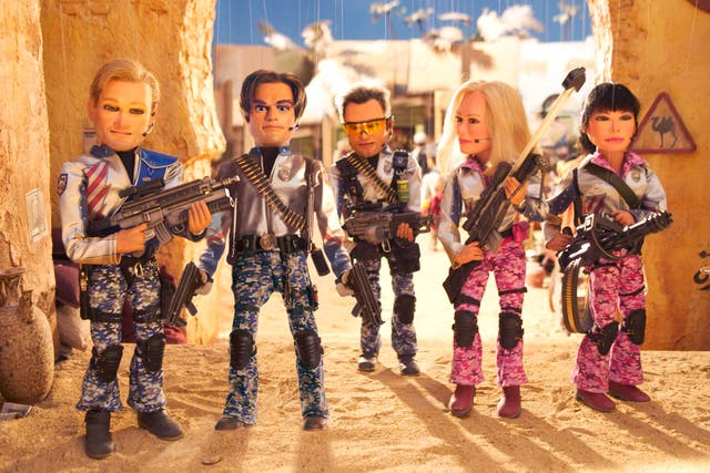 <p>Best offence: The tiny stars of the ribald 2004 comedy ‘Team America: World Police’ </p>