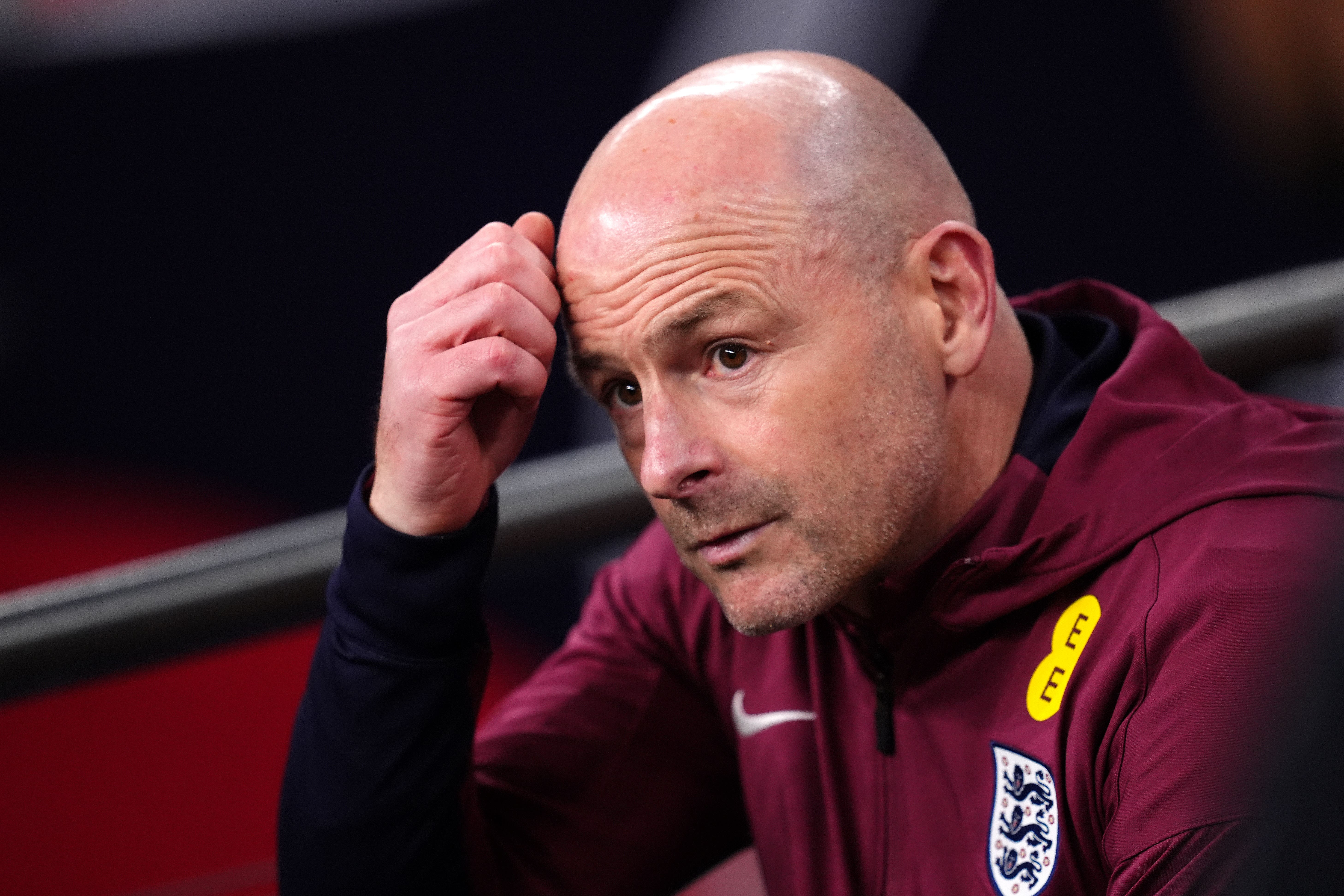 Lee Carsley dodged questions about the permanent role as England manager (Adam Davy/PA)