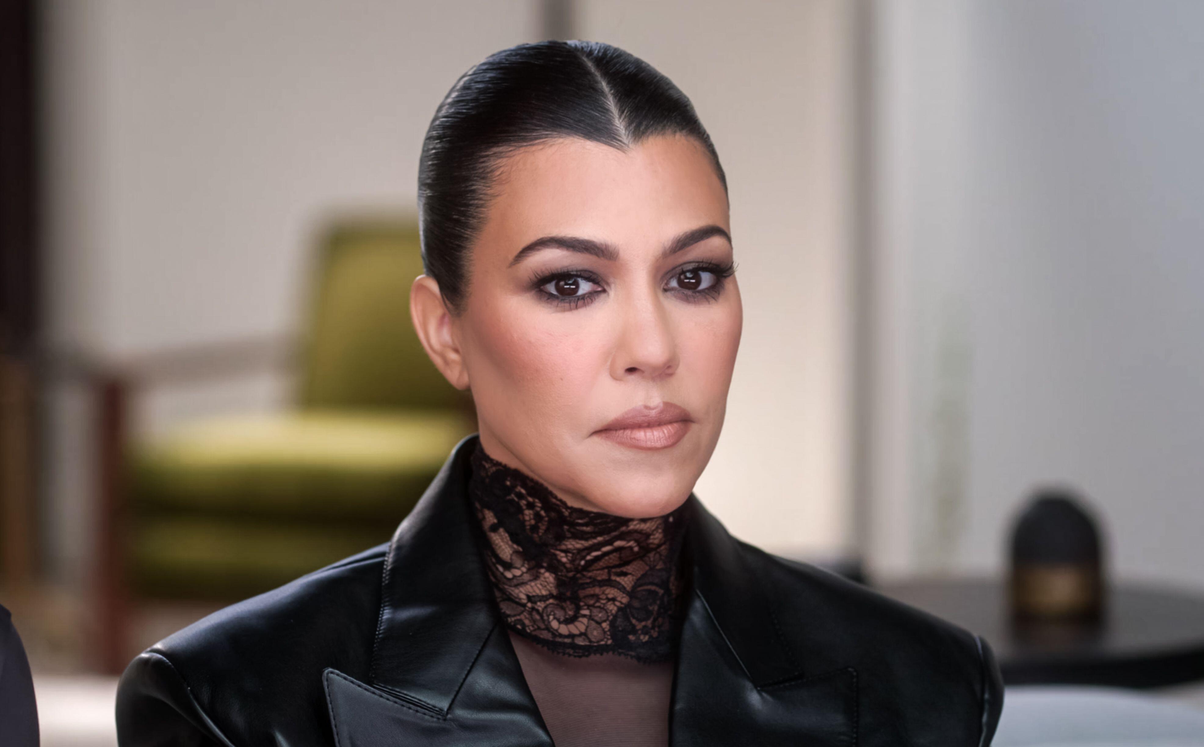 Kourtney Kardashian has a classic * face shape (Alamy/PA)