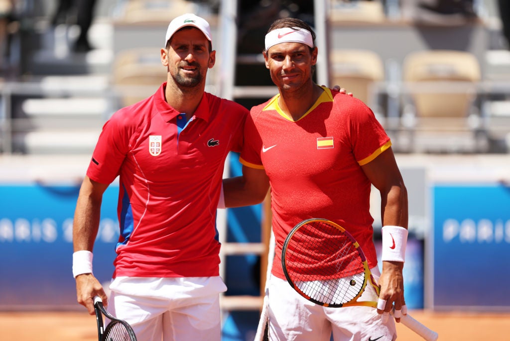 Djokovic and Nadal last met at the Paris Olympics in 2024