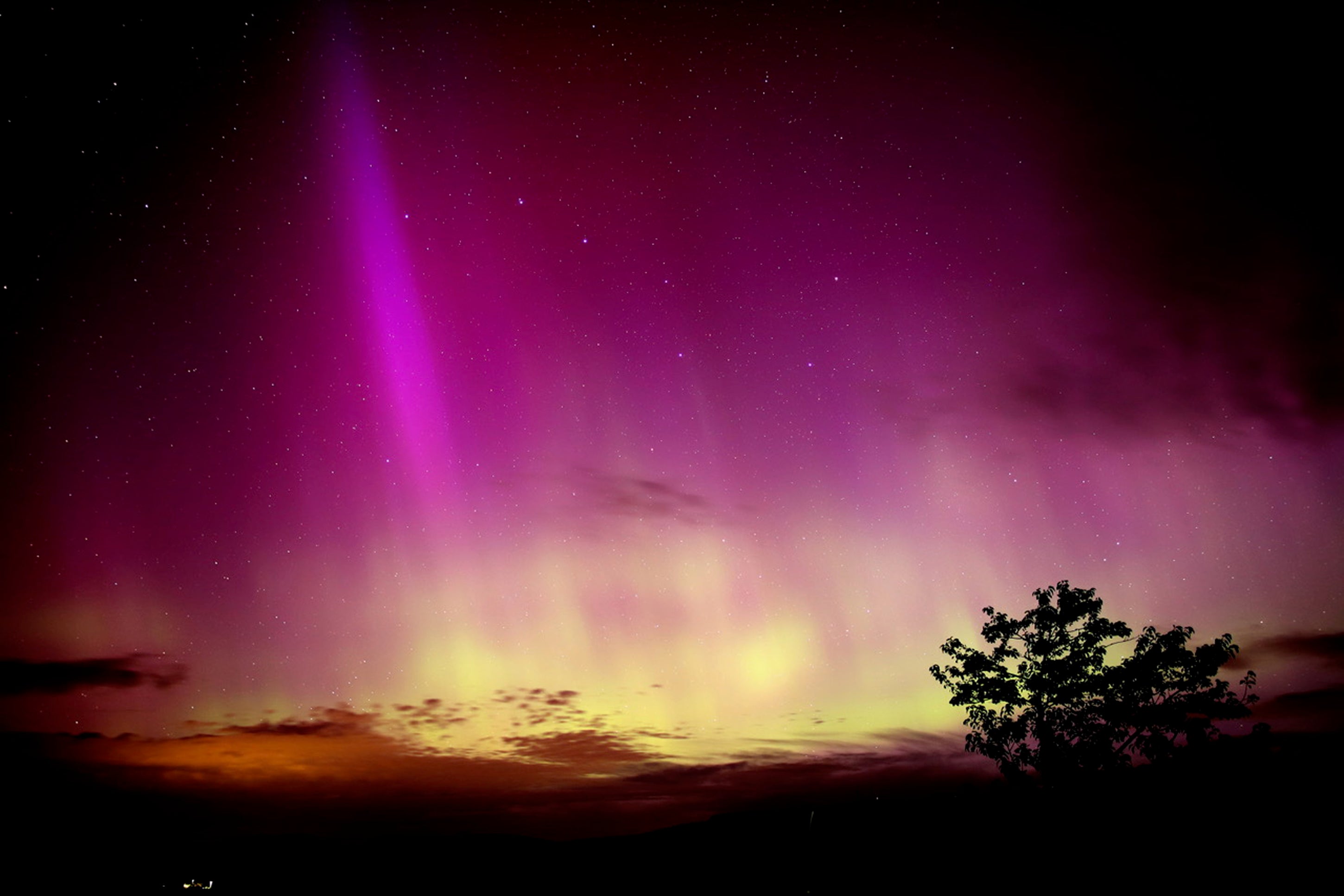 Aurora em Cairngorms