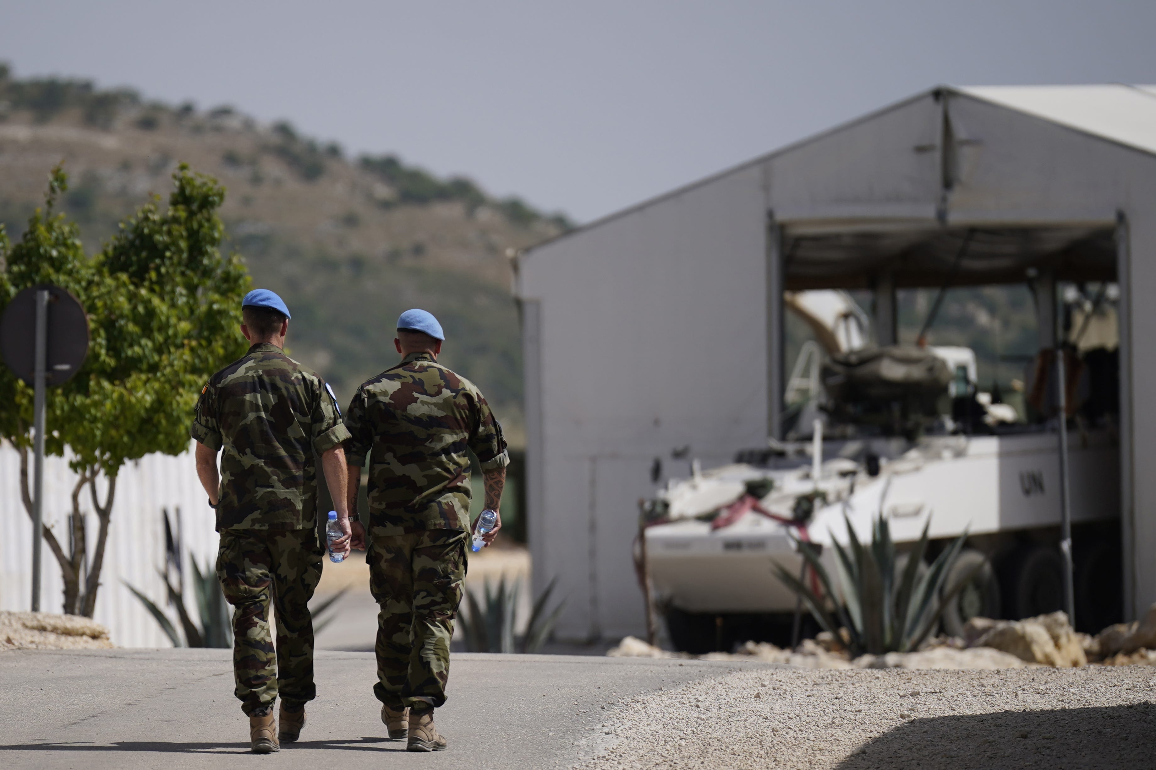 Thousands of peacekeepers are stationed in Lebanon as part of Unifil (Niall Carson/PA)