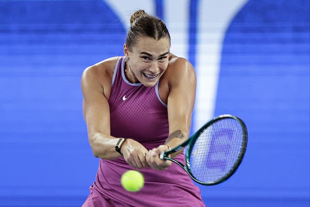 <p>Aryna Sabalenka has set up a semi-final clash against familiar foe Coco Gauff</p>