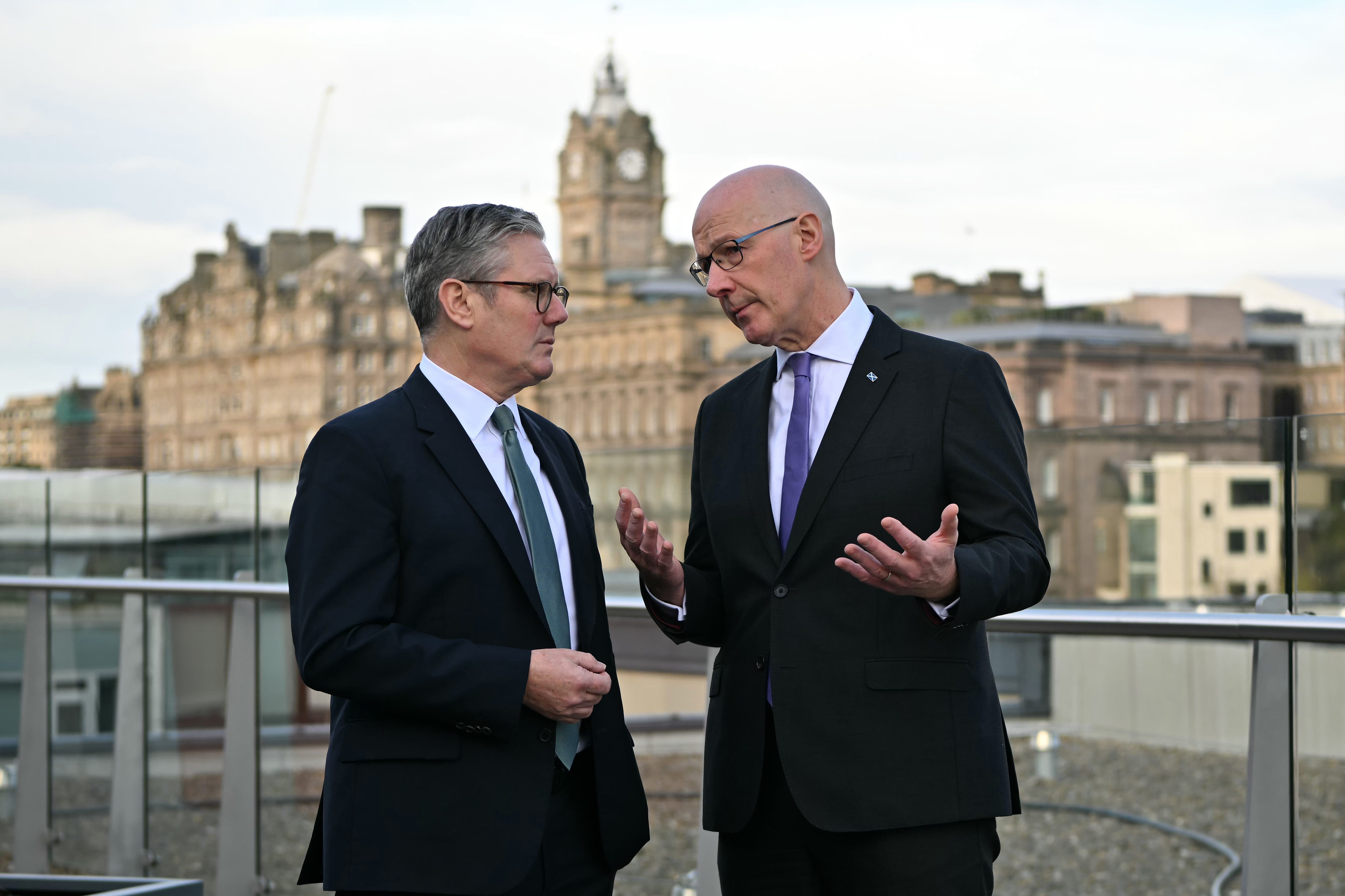 Prime Minister Sir Keir Starmer met with Scotland’s First Minister John Swinney last month (Andy Buchanan/PA)