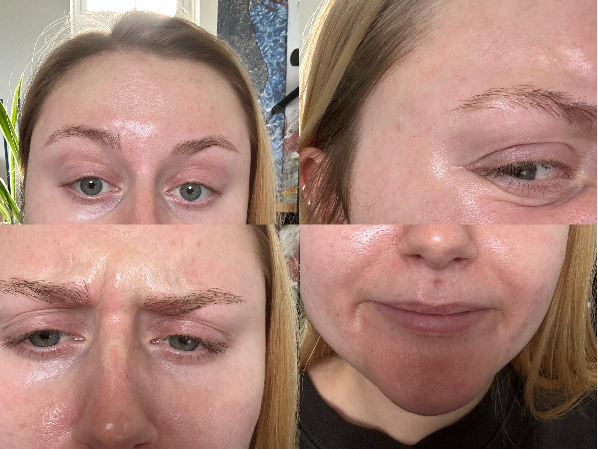 After using all the masks and scrunching my features, my fine lines – especially around my mouth and the corners of my eye – were minimised