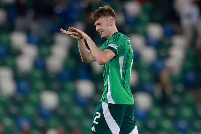 Liverpool’s Conor Bradley will captain Northern Ireland for the first time in Saturday’s Nations League match against Belarus (Liam McBurney/PA)