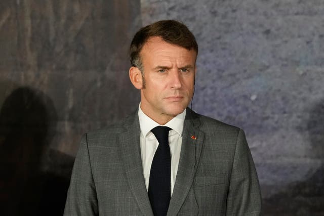 <p>France’s President Emmanuel Macron </p>