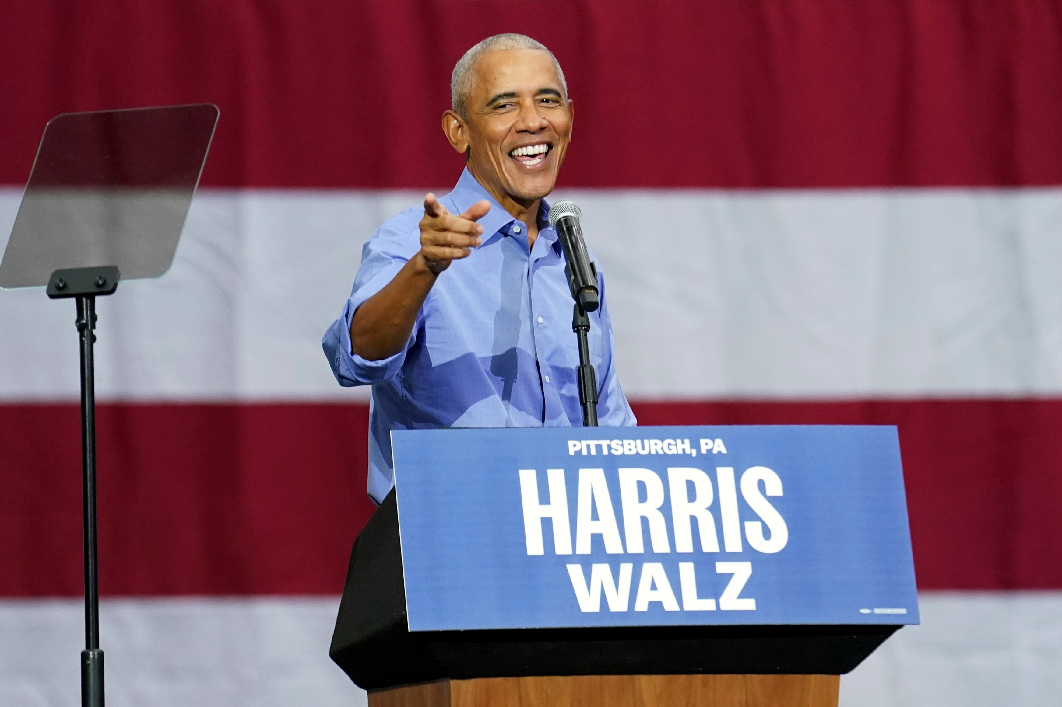 Obama delivered a rousing speech in Pennsylvania on Thursday in which he urged young Black men to vote for Harris