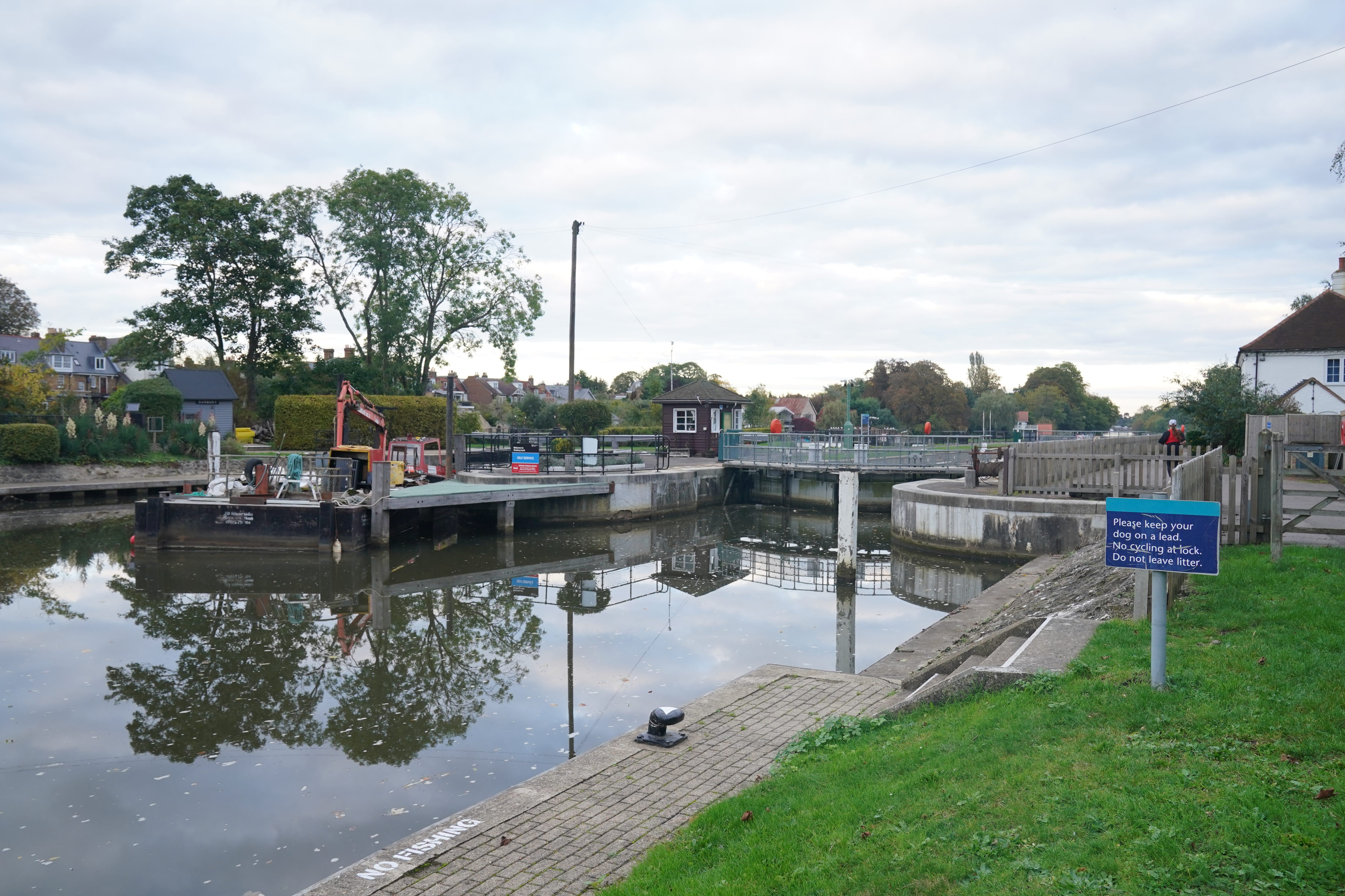 A general view of the River Thames near Sunbury Lock, in Surrey