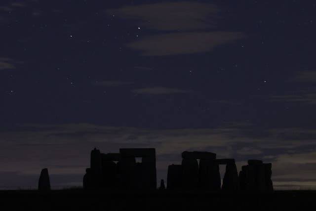 A comet may be visible in the night sky (Yui Mok/PA)