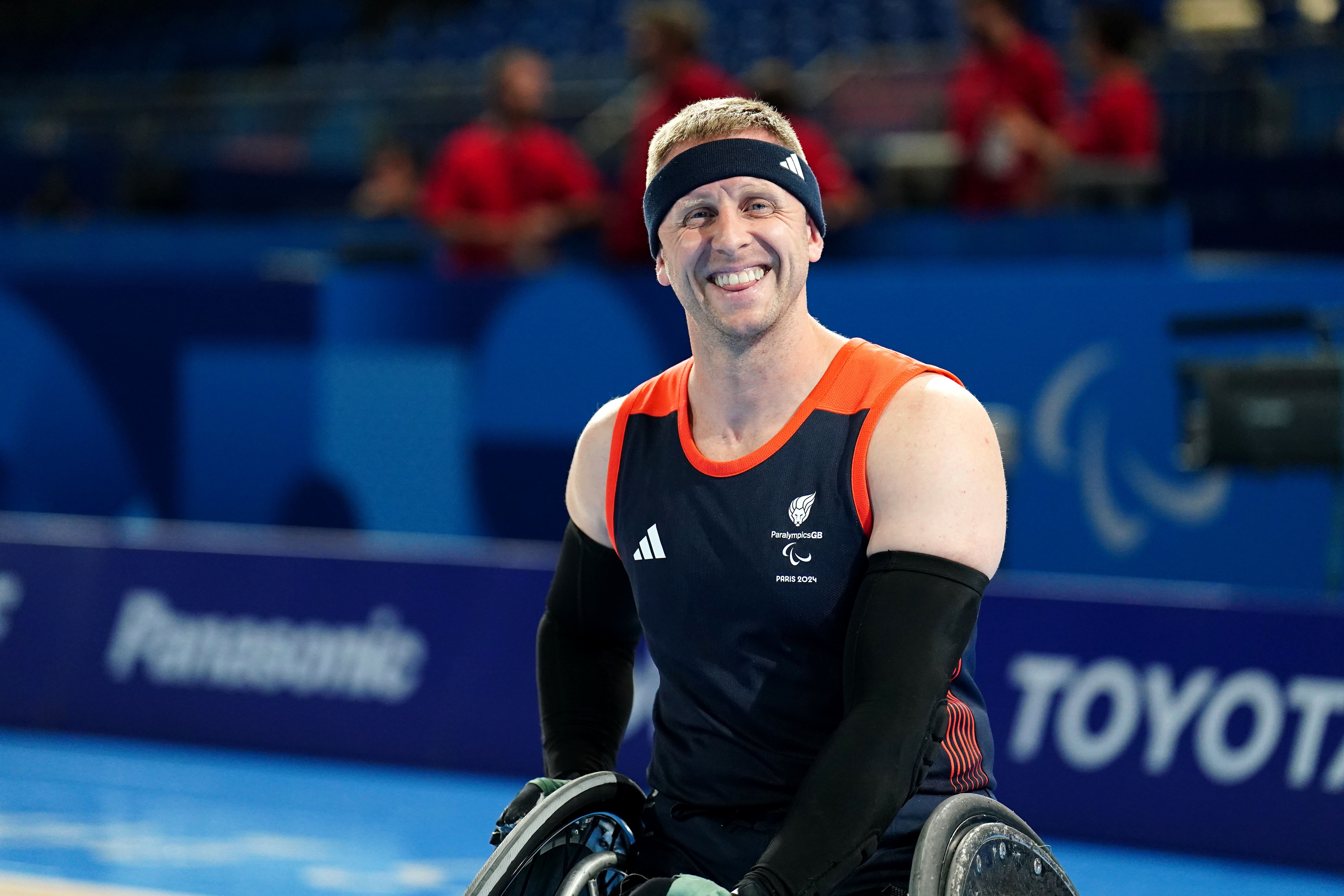 Aaron Phipps during the Paris 2024 Summer Paralympic Games (Zac Goodwin/PA)