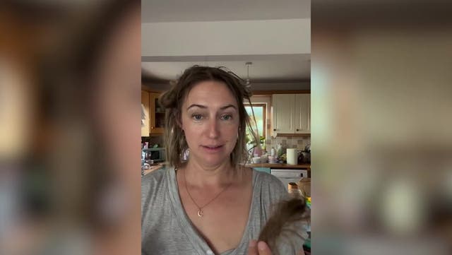 <p>Hollyoaks actor Ali Bastian cuts hair in emotional video as she undergoes breast cancer treatment.</p>