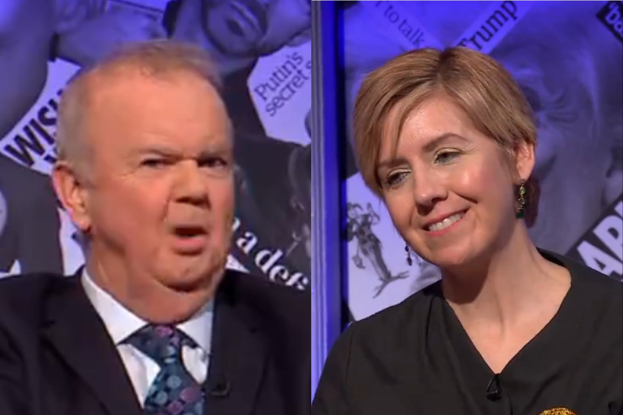 Ian Hislop and Andrea Jenkyns on ‘Have I Got News For You'