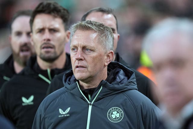 Heimir Hallgrimsson is hoping to guide the Republic of Ireland to back-to-back victories (Niall Carson/PA)