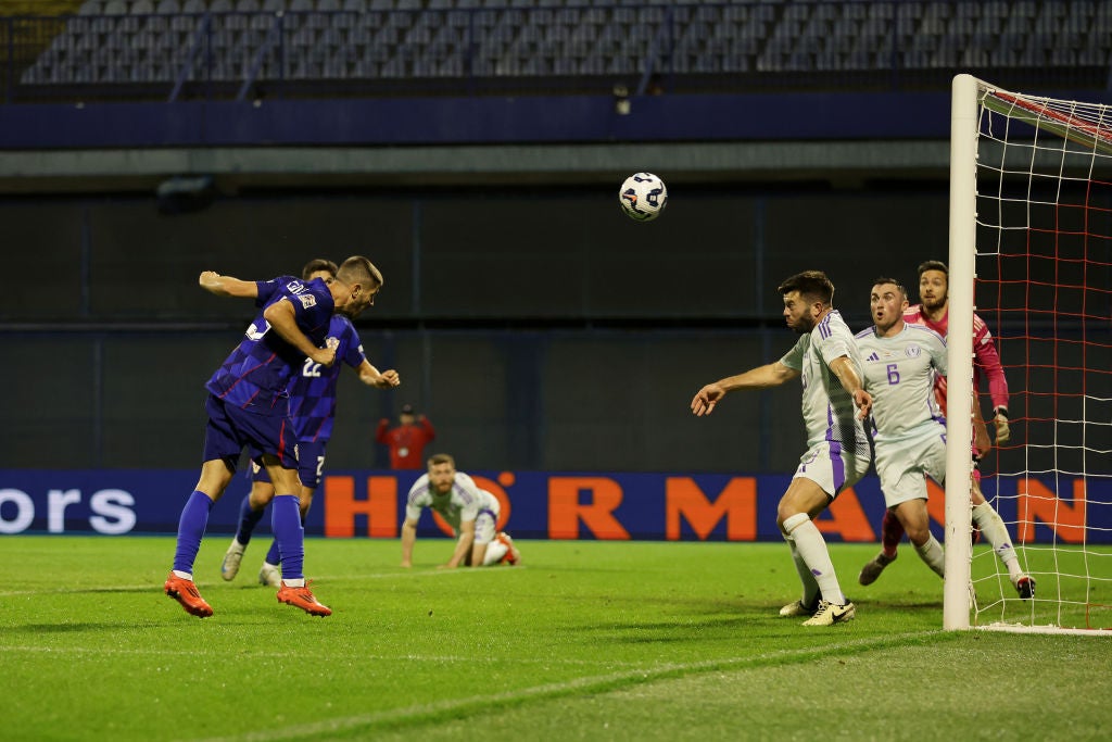 Andrej Kramaric headed Scotland in front in the 70th minute