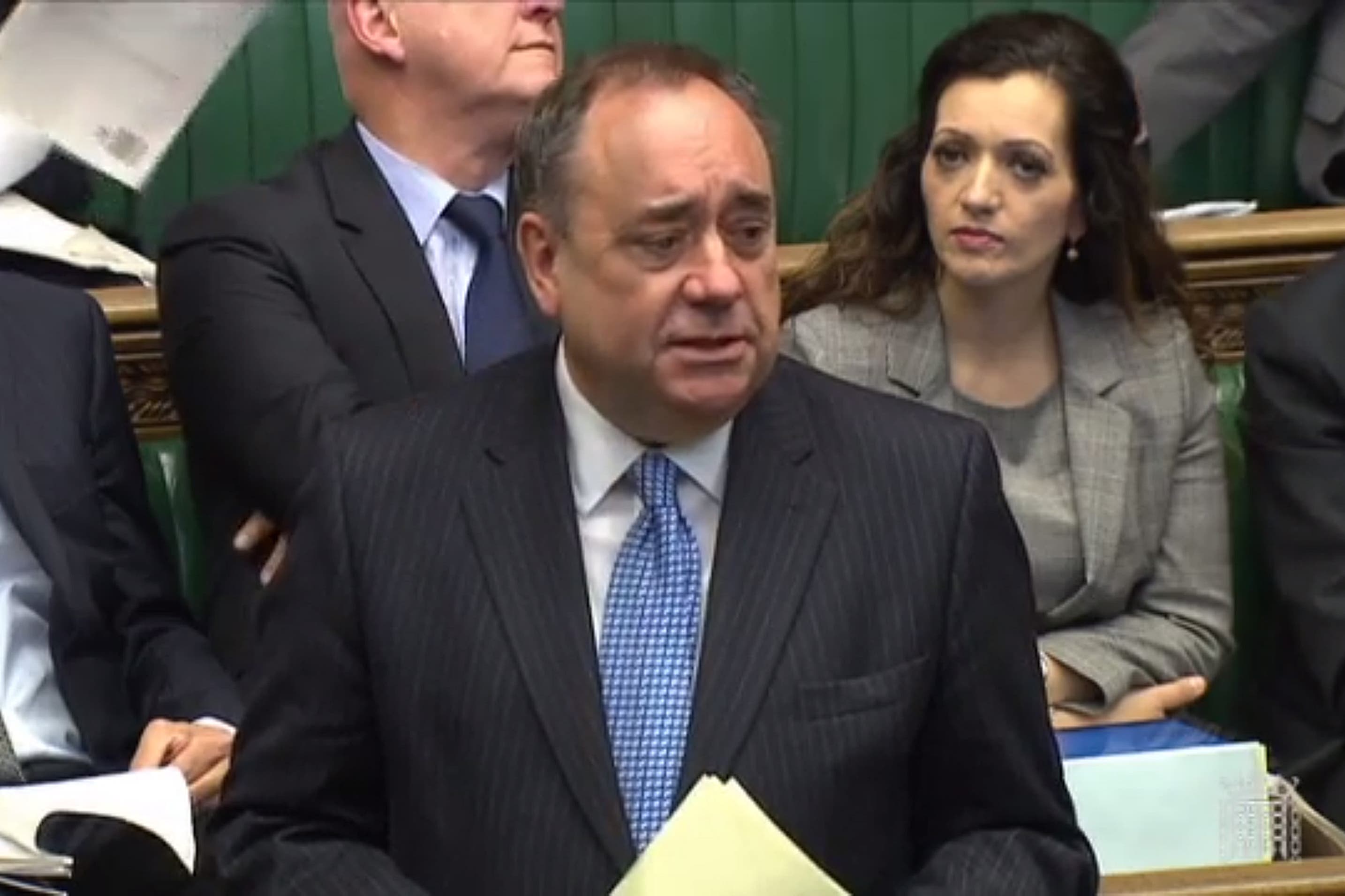 Alex Salmond speaking in the House of Commons